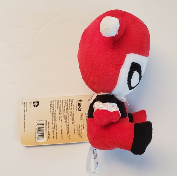 Harley Quinn Plush Mini Mopeez Red, Blk & Wht DC Comics Movie Cartoon *READ* - Picture 9 of 11